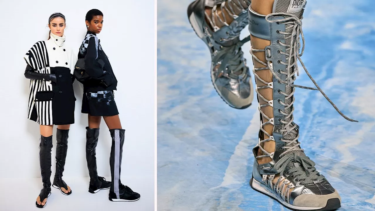 Cómo llevar botas con vestidos, faldas y shorts según Dior Primavera-Verano 2025