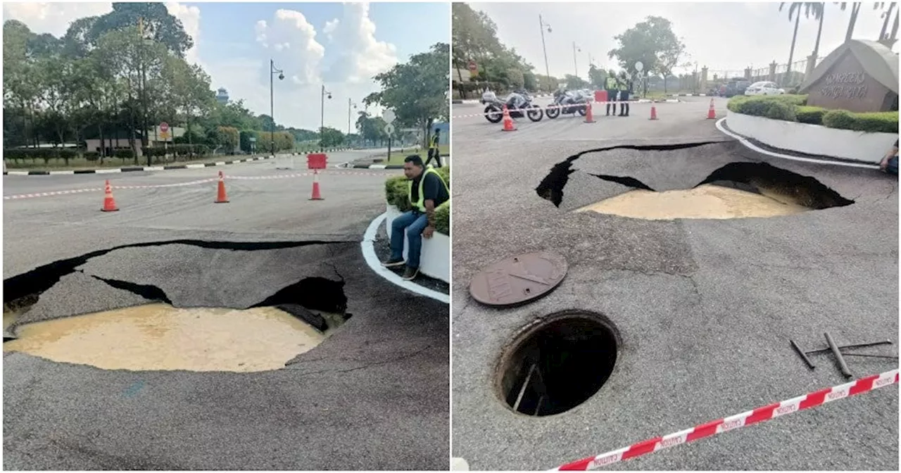 Another Sinkhole Emerges Near KLIA