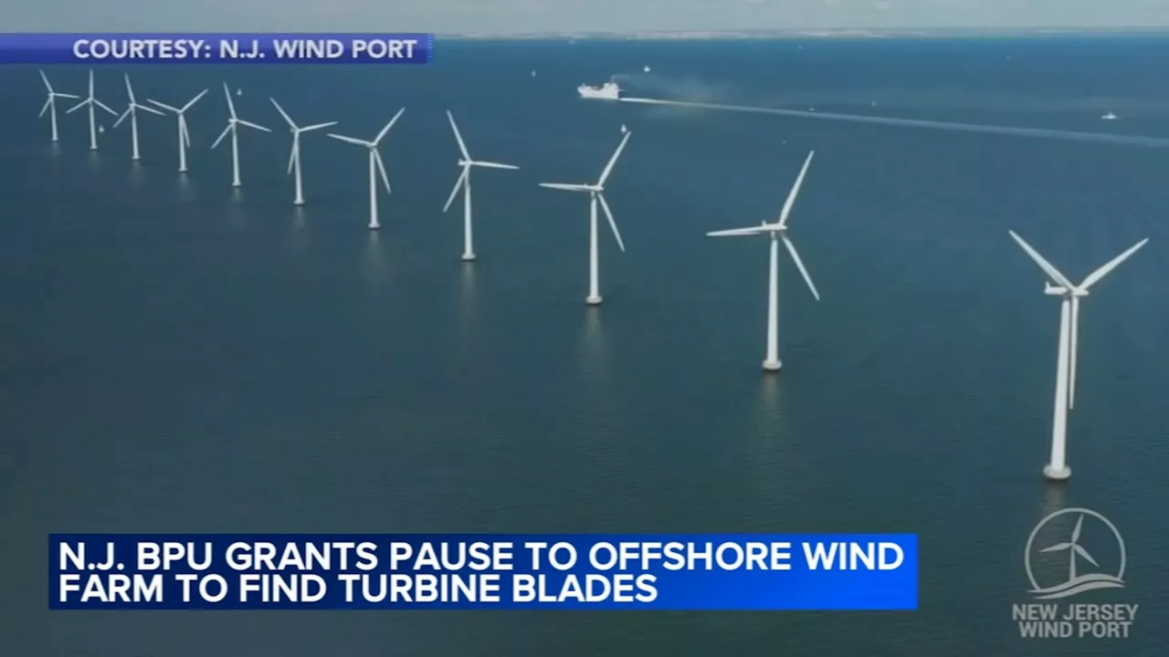 New Jersey hits pause on an offshore wind farm that can't find turbine blades