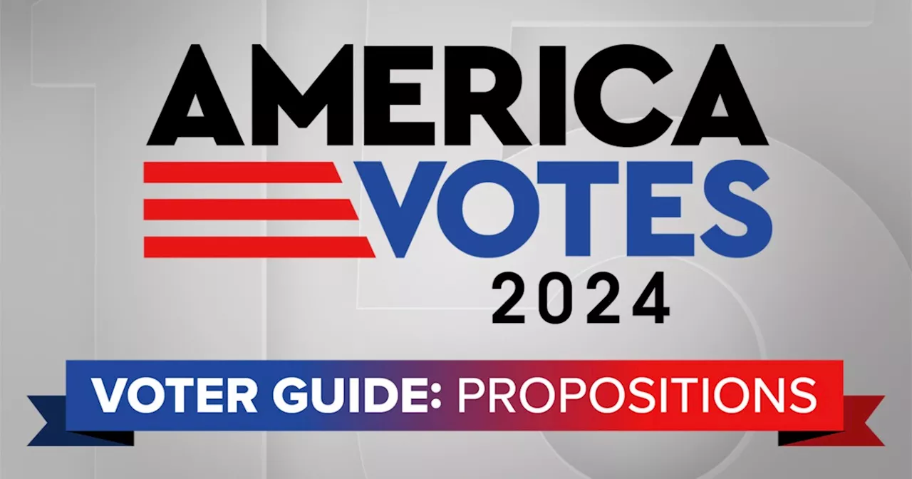 Arizona Voter Guide: Statewide propositions on the 2024 ballot