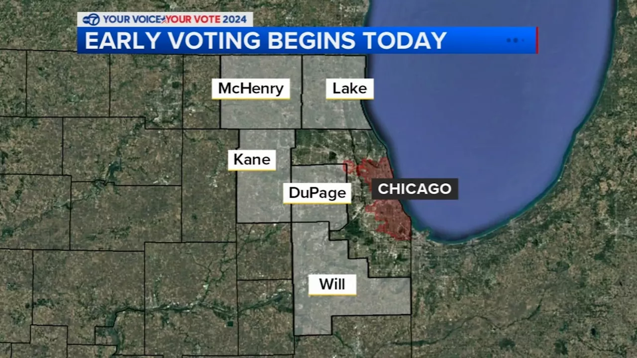 Election 2024: Early voting begins in some Chicago suburbs