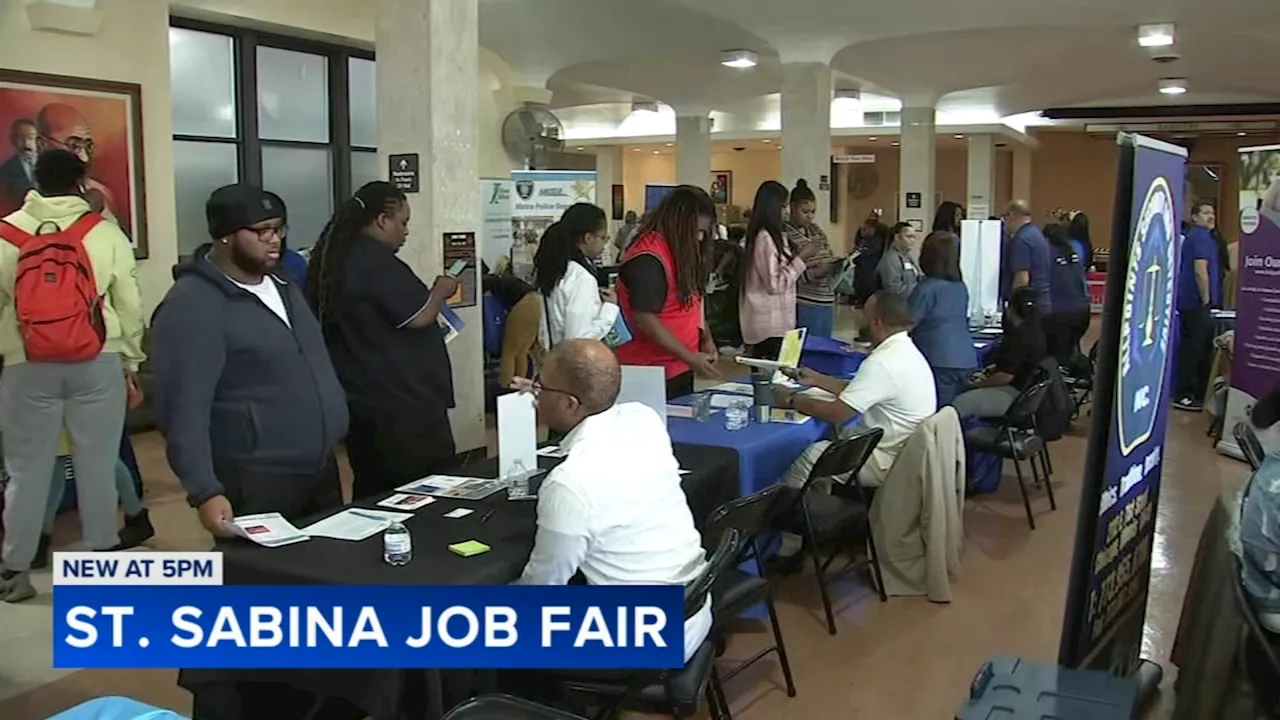 Hundreds attend Saint Sabina Church job fair, where UPS hired on the spot