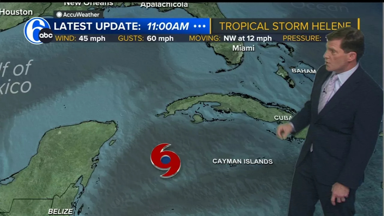 Tropical Storm Helene forms in Caribbean, expected to become hurricane and move toward US