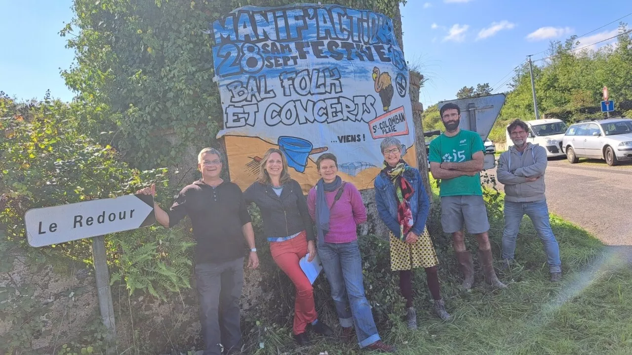 Au sud de Nantes : nouvelle manif'action festive contre les sablières et l'agro-industrie