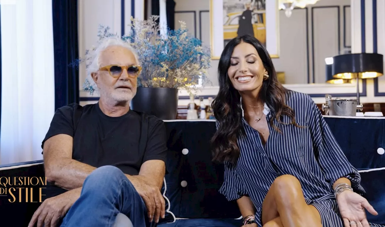 Flavio Briatore punzecchia Elisabetta Gregoraci a 'Questione di Stile'