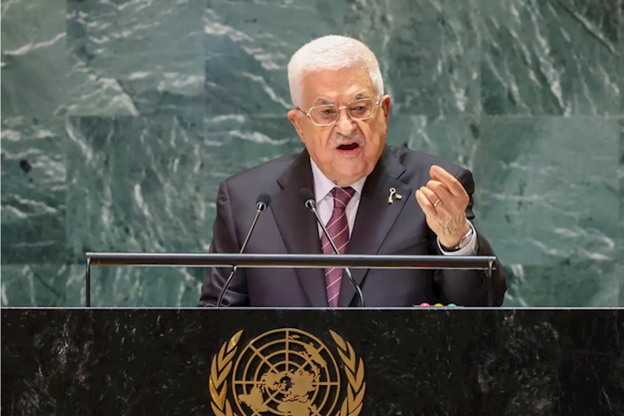 Abu Mazen, 'il mondo smetta di inviare armi a Israele'