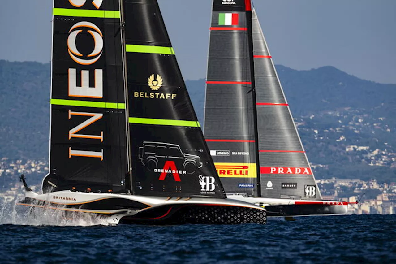 Luna Rossa vince la prima regata contro Ineos della finale della Louis Vuitton Cup LIVE