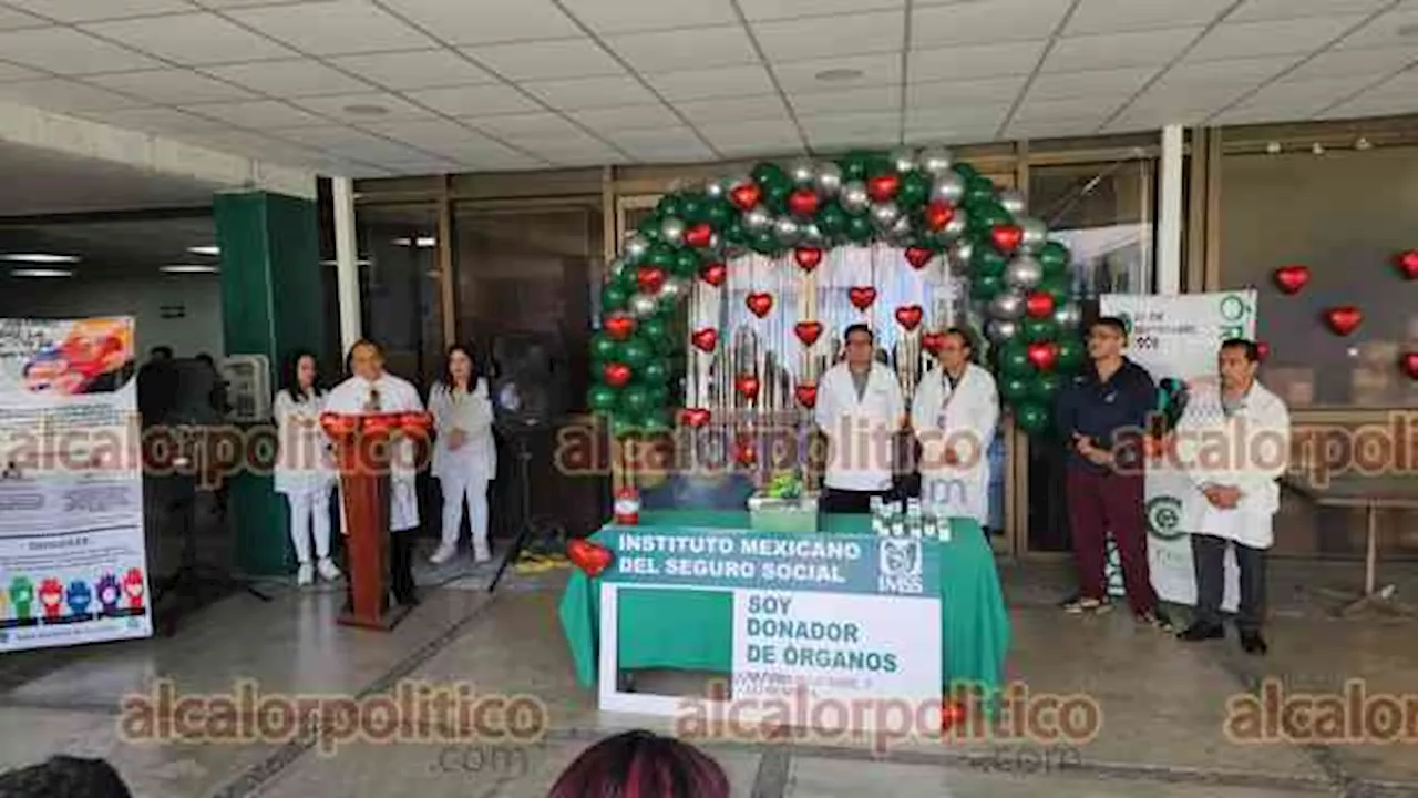 Médico resalta importancia de la donación de órganos, en Orizaba