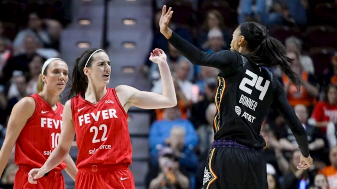 Former Auburn star, Caitlin Clark tangle in WNBA playoffs