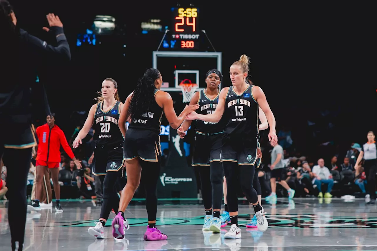 In WNBA FInals rematch, Liberty meet Aces again in semifinals