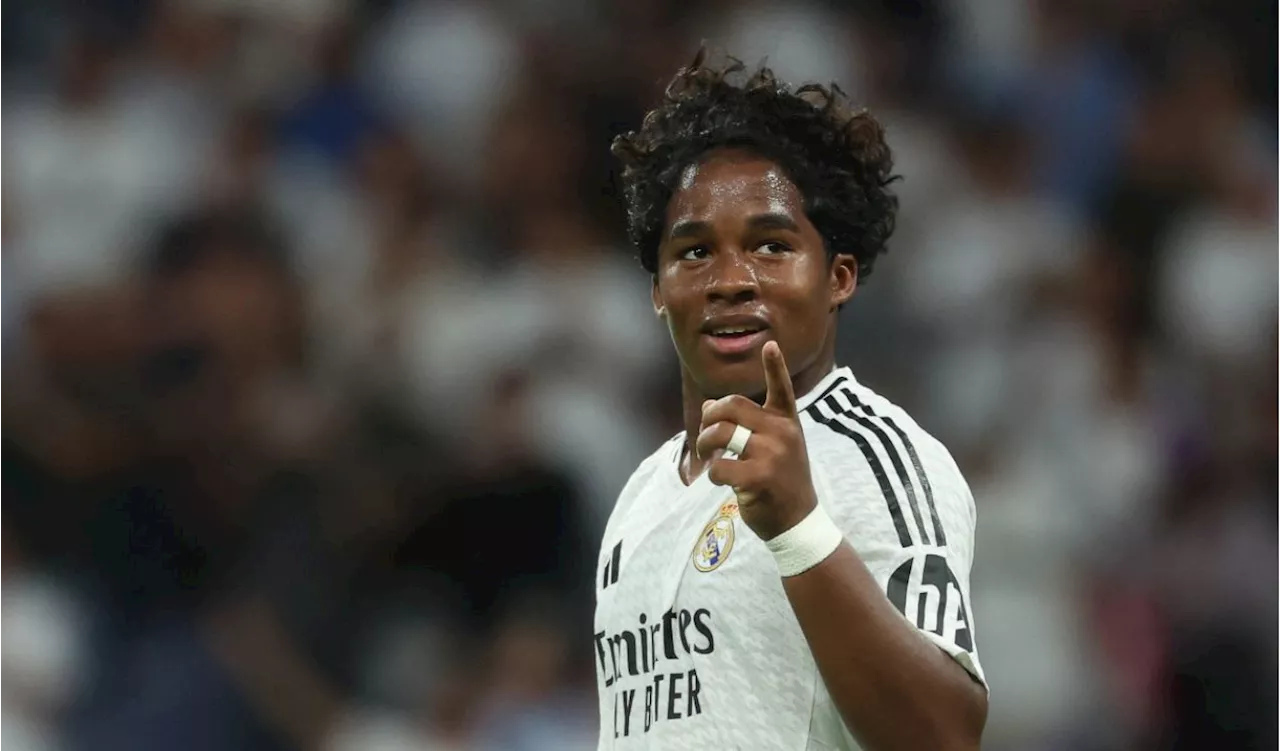 Endrick causa polémica con patada violenta en partido del Real Madrid