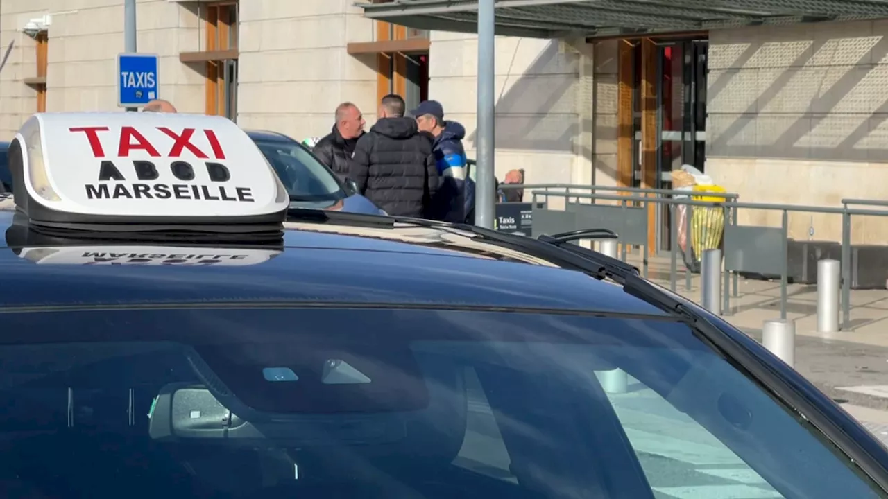 Marseille: une opération coup de poing menée par une trentaine de taxis ce jeudi