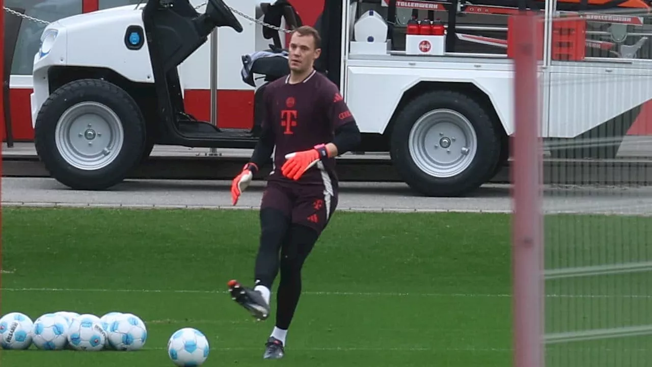 FC Bayern: Comeback vorm Leverkusen-Kracher: Hier trainiert Manuel Neuer wieder