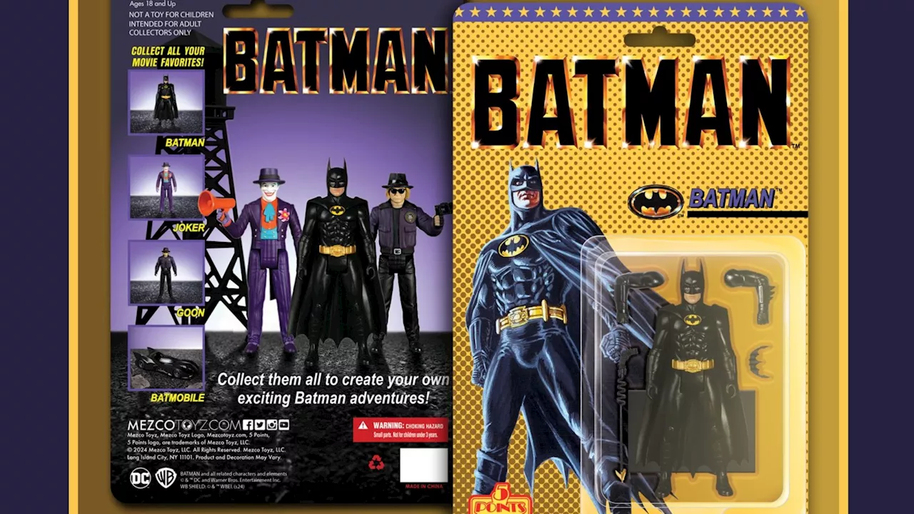 Batman (1989) Gets New Mezco Toyz 5 Points Deluxe Figure Set