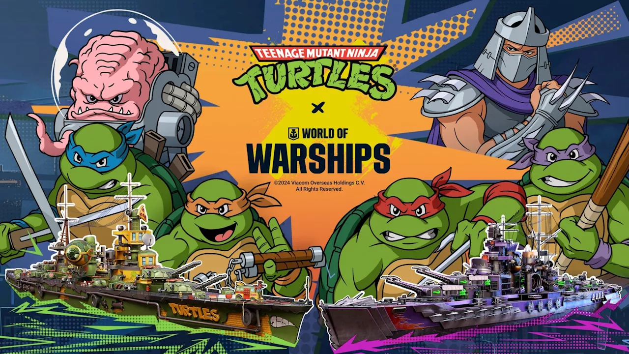 World of Warships Launches Teenage Mutant Ninja Turtles Crossover