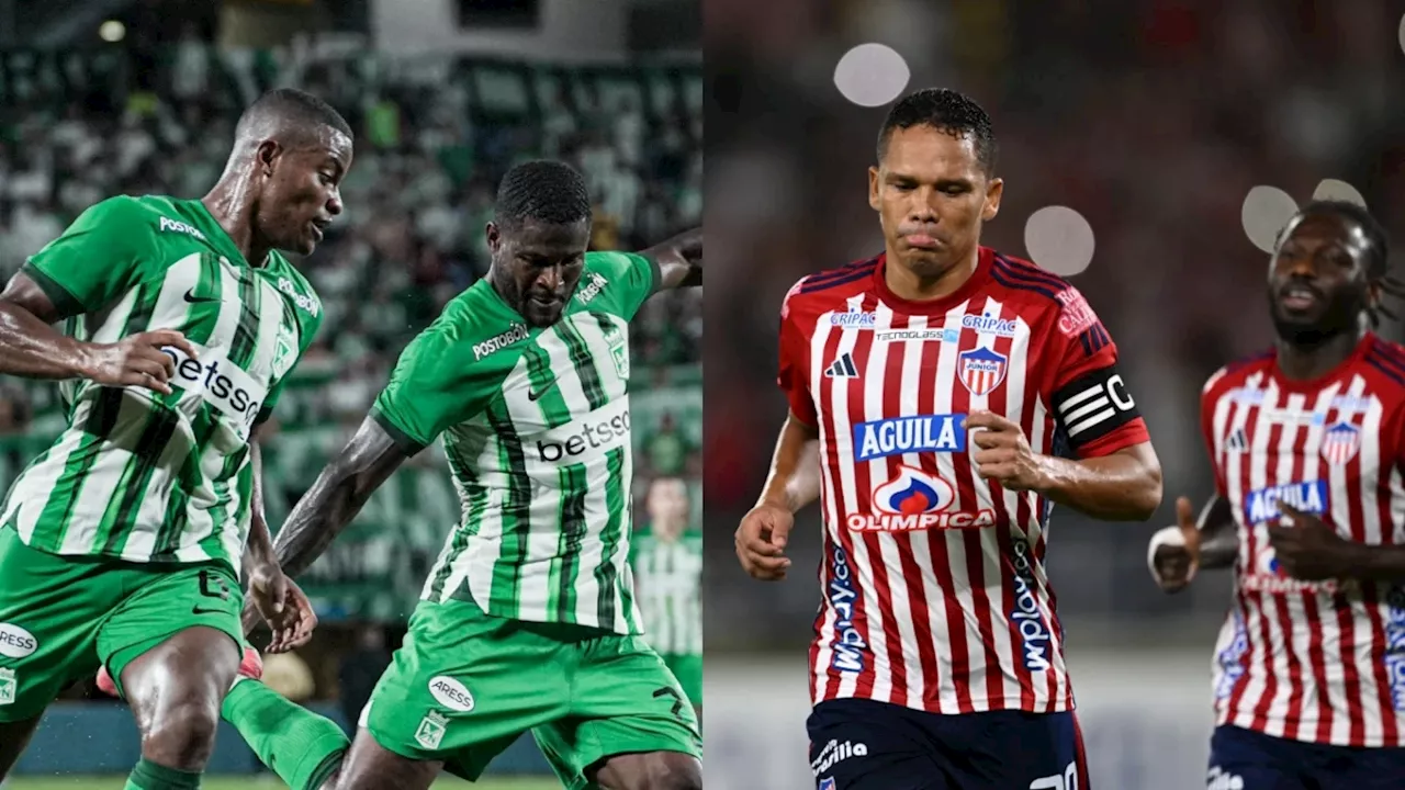 Atlético Nacional busca la victoria ante Junior en el Atanasio Girardot