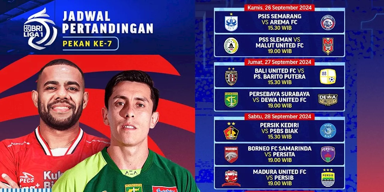 Jadwal Live Streaming BRI Liga 1 Matchweek 7 di Vidio Pekan Ini