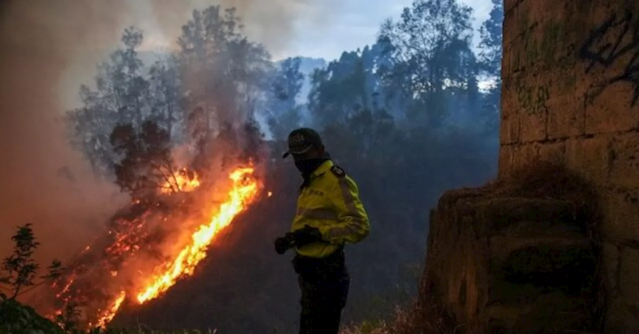 Ecuador President Cuts UN Speech Short To Combat Devastating Fires In Quito