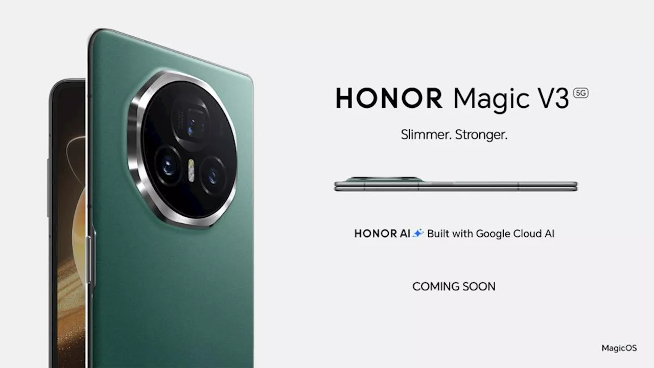 Global award-winning HONOR Magic V3 is confirmed to arrive in PHL