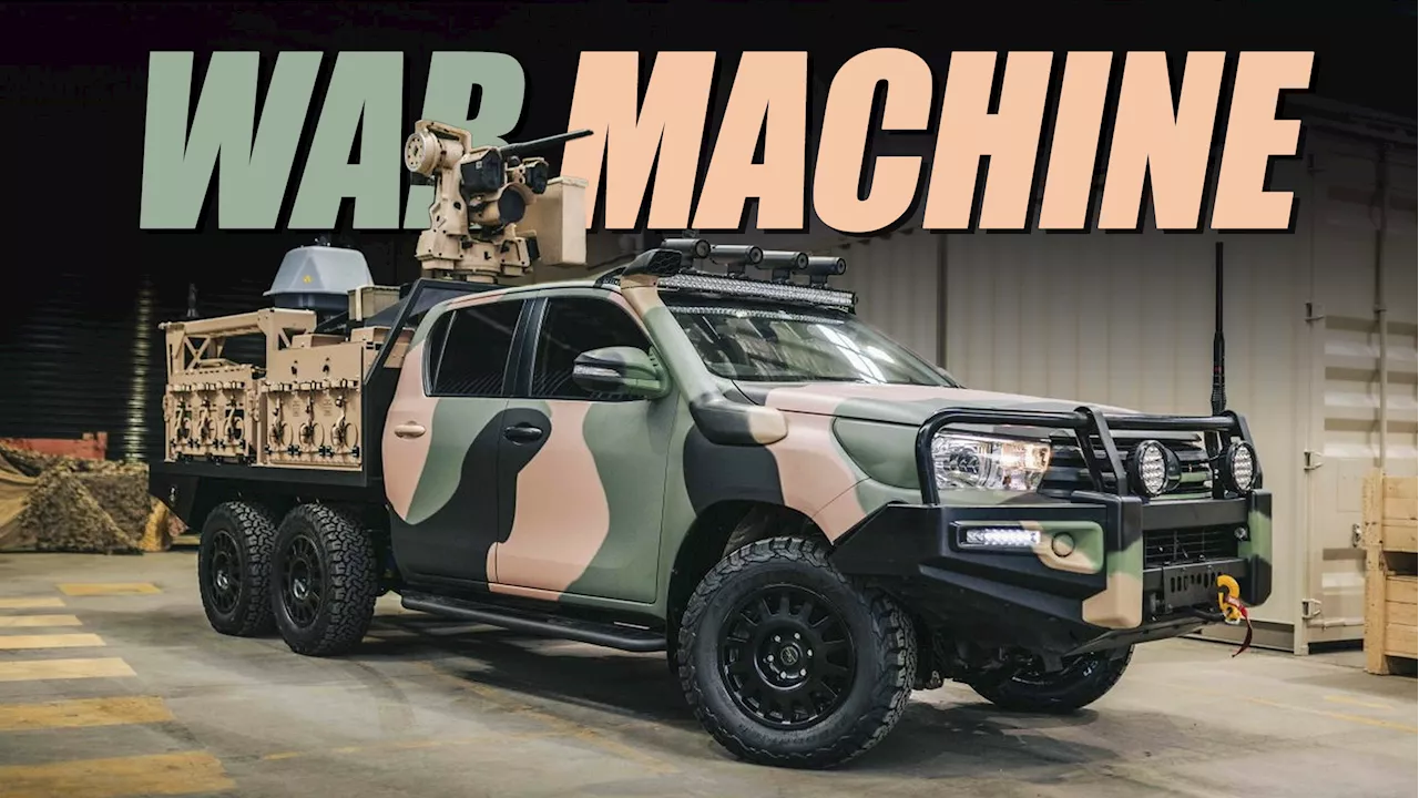 Toyota Hilux Transforms Into A 6×6 Military Truck Ready For Battle