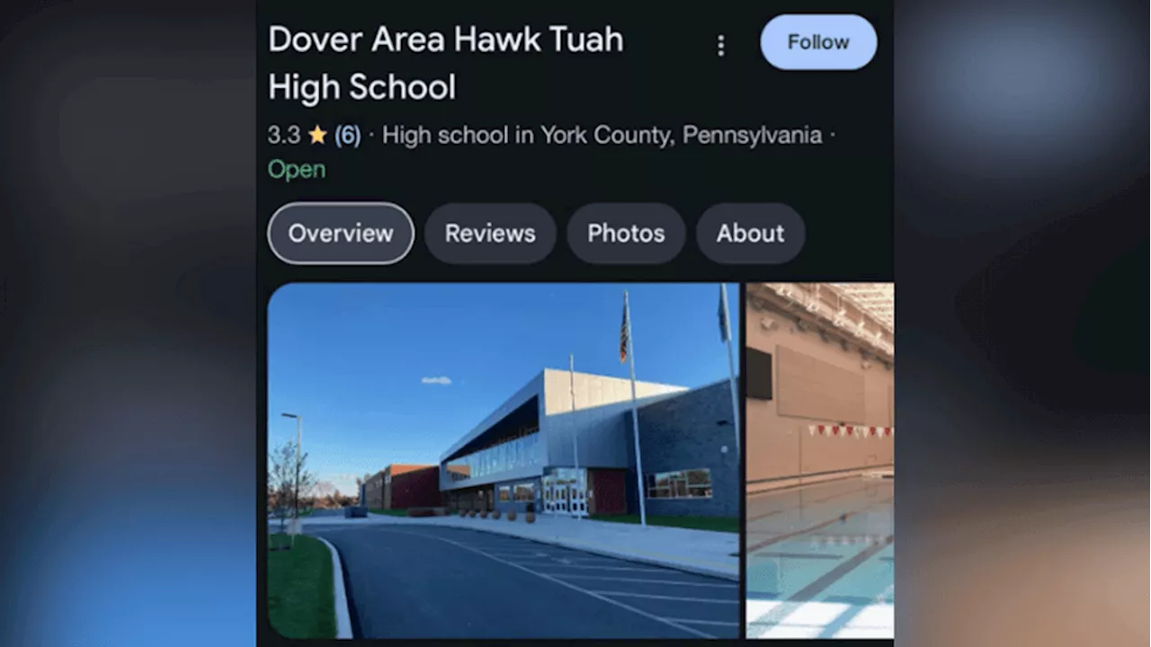 Viral 'Hawk Tuah' meme being added to names of South Central PA schools on Google