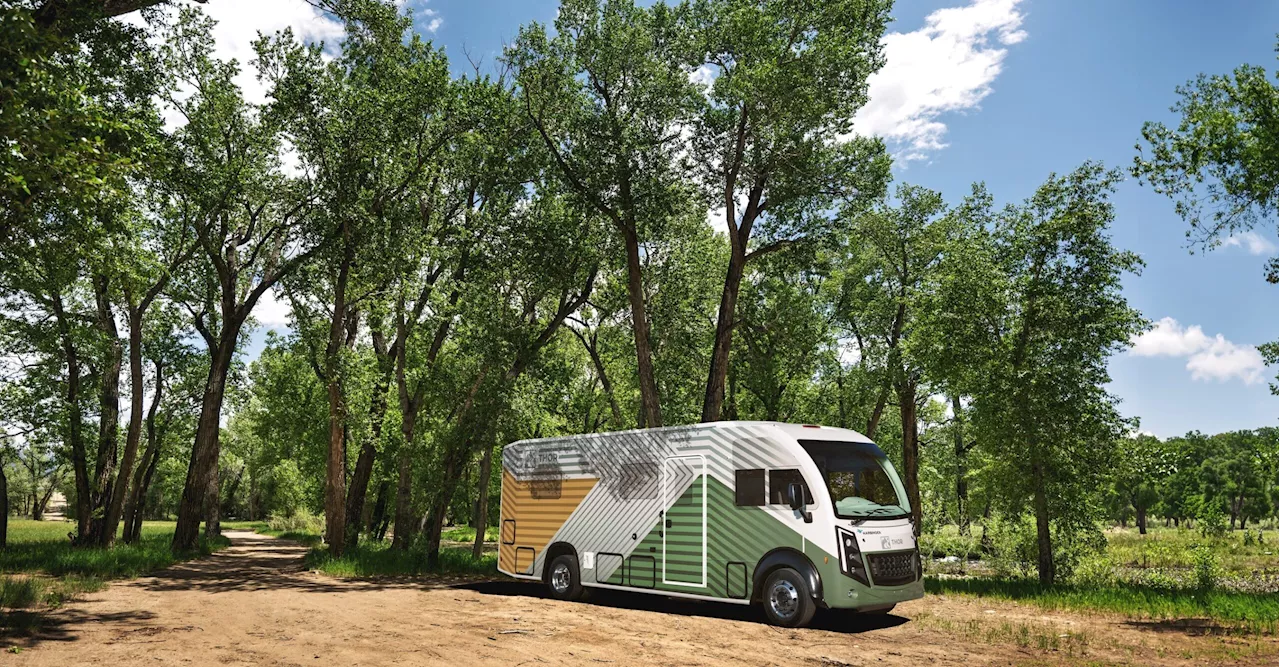 Thor Unveils Hybrid Class A RV Prototype Balancing Electric Power and Range