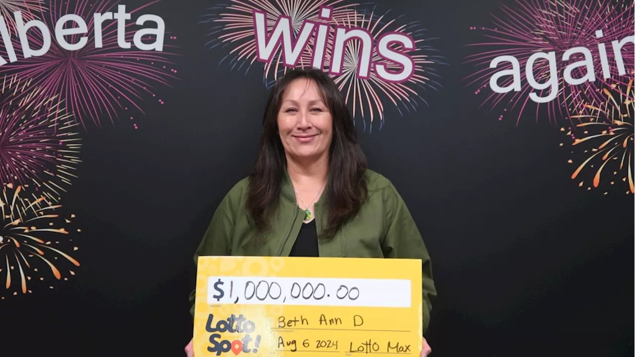 Cardston, Alta., grandmother wins $1 million in Lotto Max draw