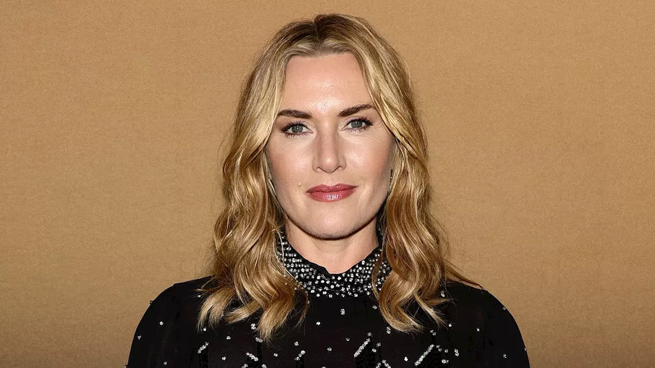 Kate Winslet sparkles in beaded black look alongside glamorous Shailene Woodley and Andrea...