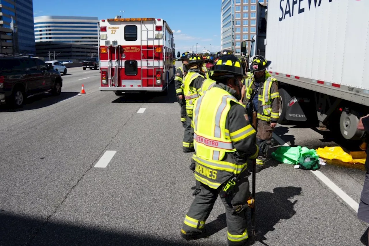 Fuel spill shuts down parts of I-25 near Arapahoe Road exit