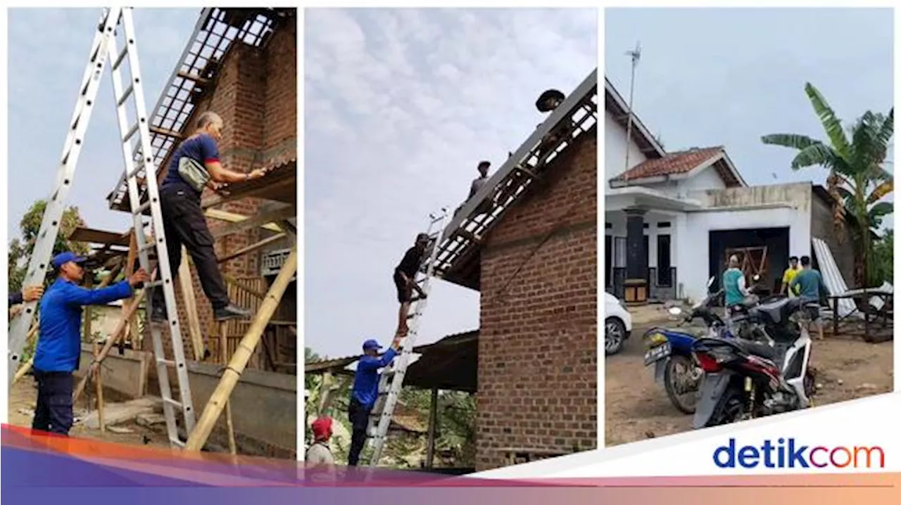 10 Rumah Warga di Lampung Selatan Rusak Usai Diterjang Puting Beliung