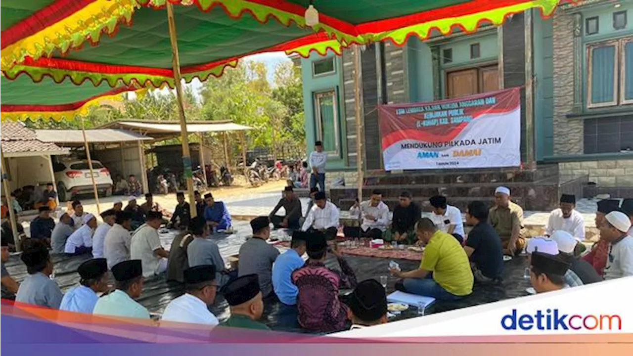 Sekelompok Warga Sampang Gaungkan Pilkada Jatim Damai