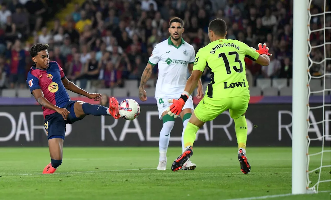 Barcelona vence Getafe com gol de Lewandowski em partida sem brilho