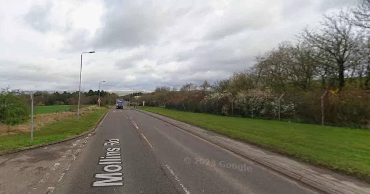 Man seriously injured after crash with road sweeper on Cumbernauld road