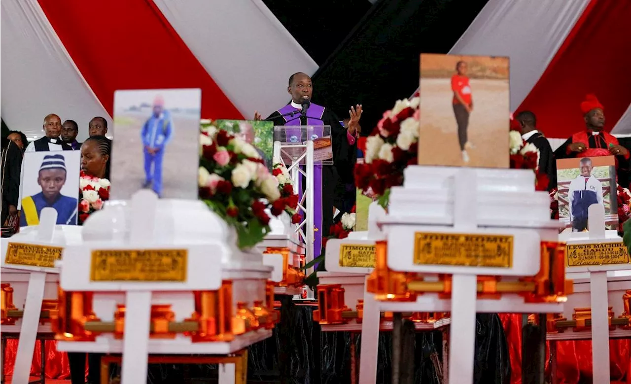 Young Kenyan school blaze victims mourned at mass funeral