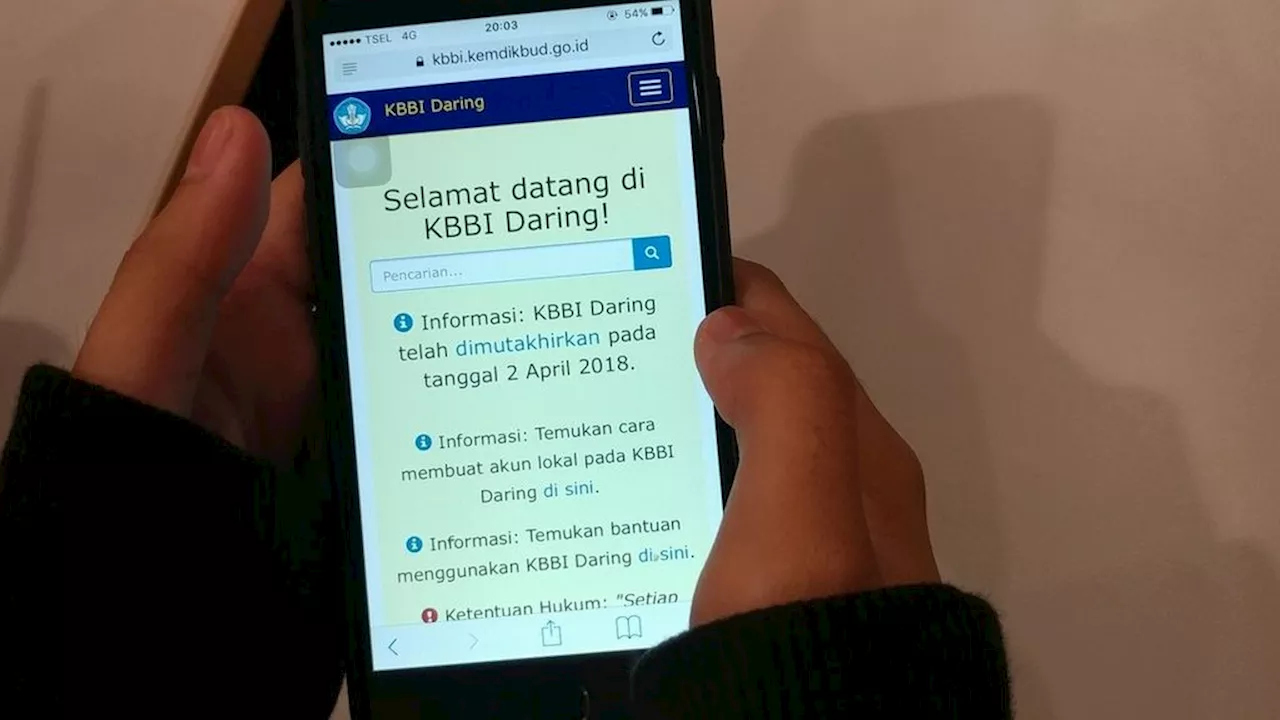 Peningkatan Kosakata Bahasa Indonesia dalam KBBI