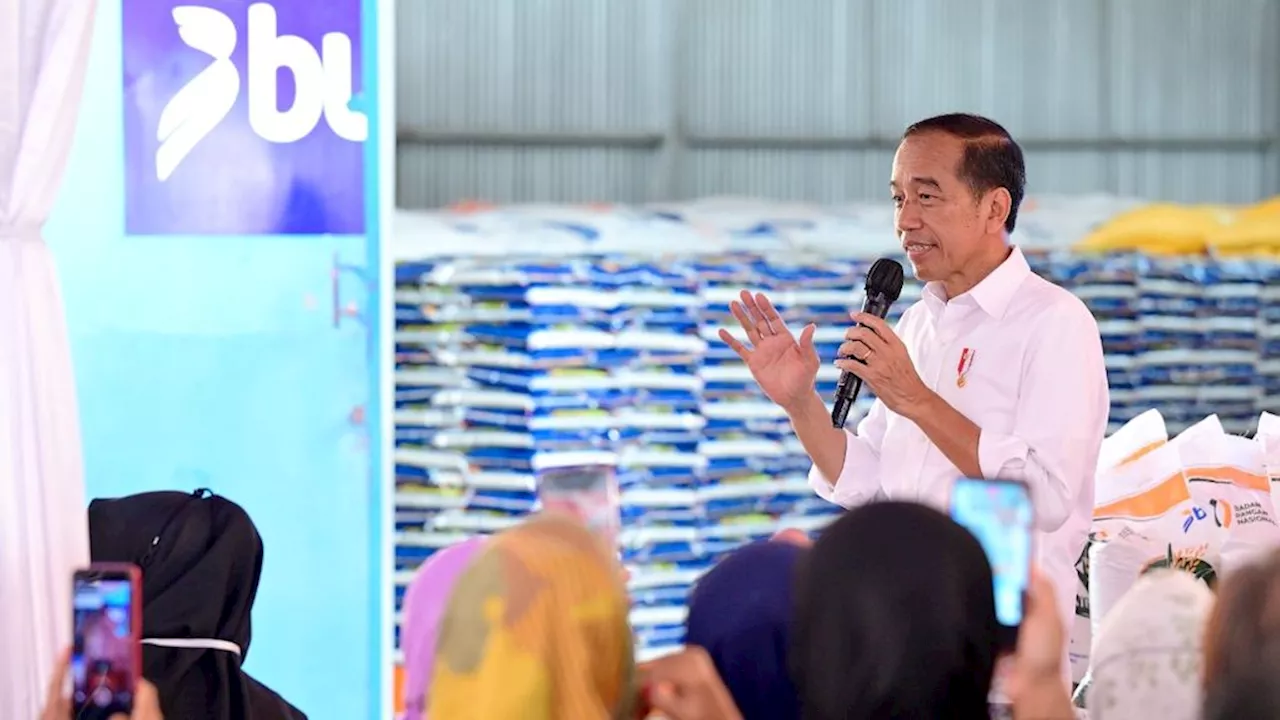 Presiden Jokowi Minta Bandingkan Harga Beras Impor dengan Konsumen