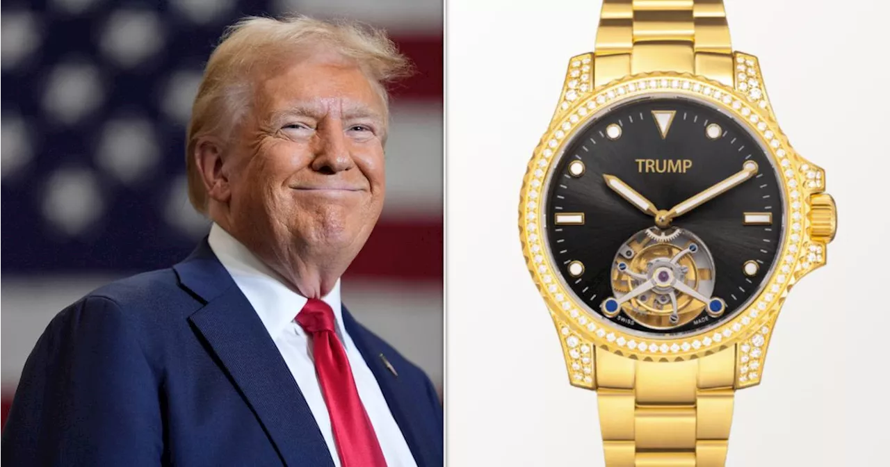 Trump Is Now Shilling $100,000 Watches On Truth Social As Election Nears