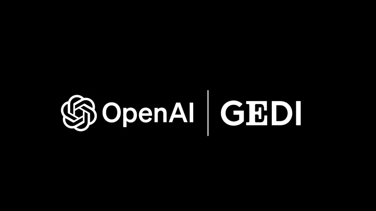 Partnership strategica fra Gedi e OpenAI per rendere accessibili contenuti news in italiano all’interno di Ch…