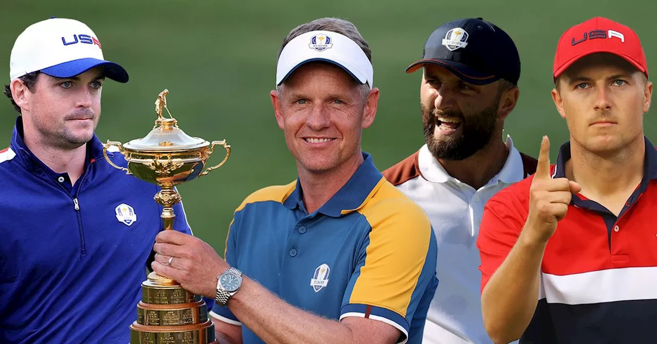 Ryder Cup teams picked with one year to go including rookies and huge omissions