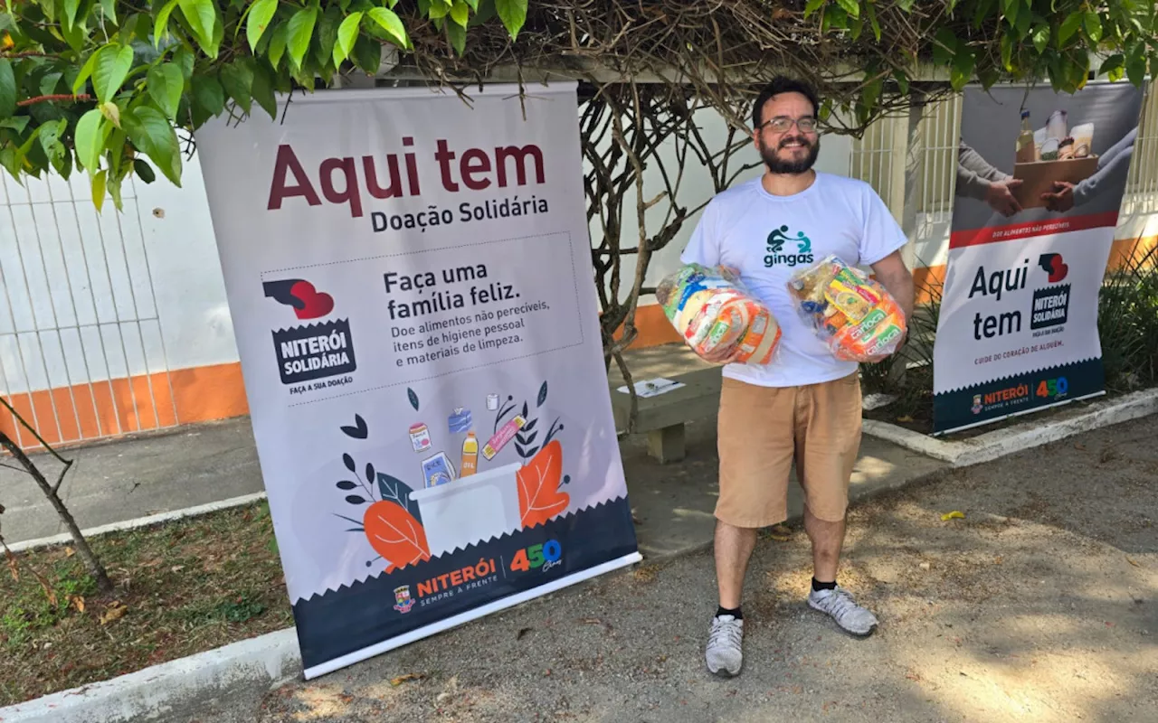 Programa Niterói Solidária realiza doação de alimentos para sete instituições