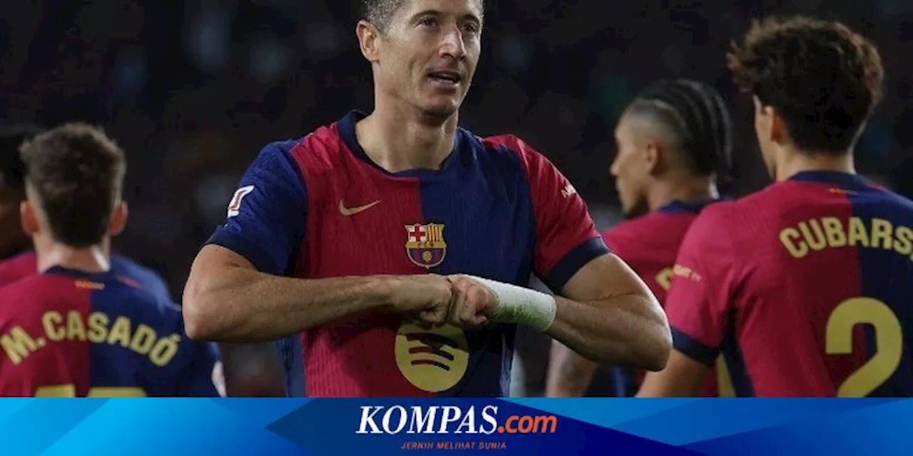 Lewandowski Antar Barcelona Jadi Klub Tersubur di Liga Spanyol