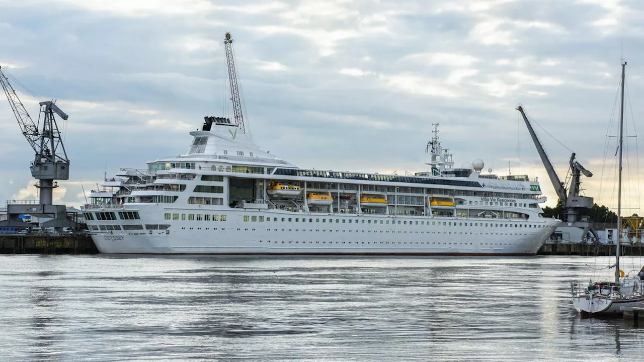 'Cursed' cruise ship struck again: Luxury liner stuck in Belfast since May hit by fresh setback