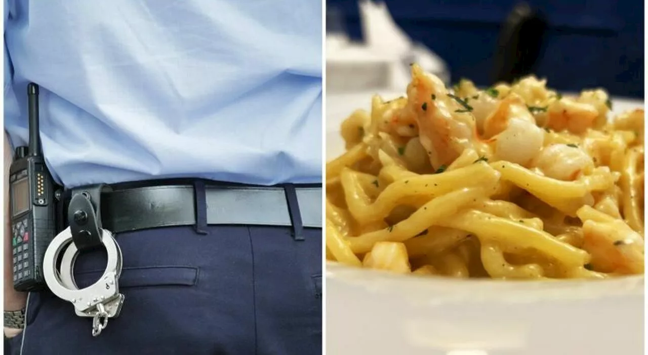 Ladra affamata, entra in casa e cucina la pasta con i gamberi: la polizia la trova a tavola e la arresta per f