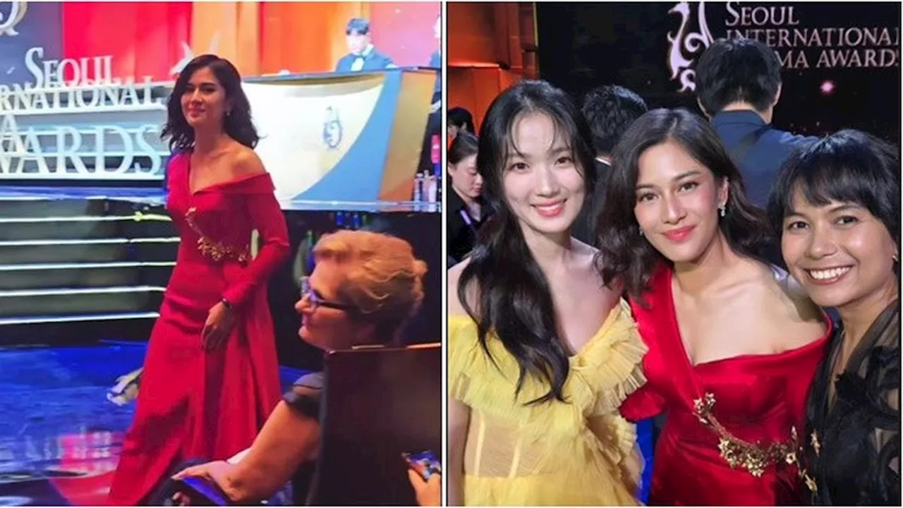 6 Potret Dian Sastro di Seoul Drama Awards 2024, Pamer Foto Bareng Artis Korea