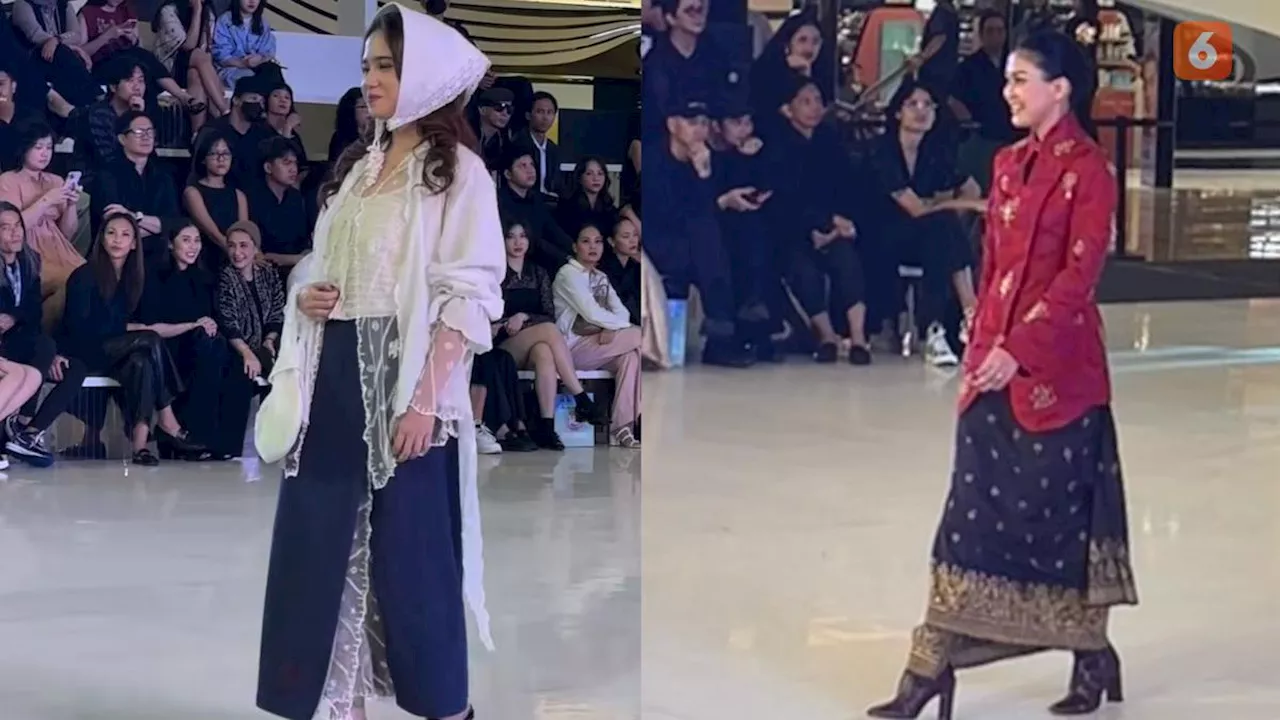 Gaya Chic Tissa Biani hingga Mawar de Jongh Tampil dengan Busana Etnik di Runway Fashion Nation 2024