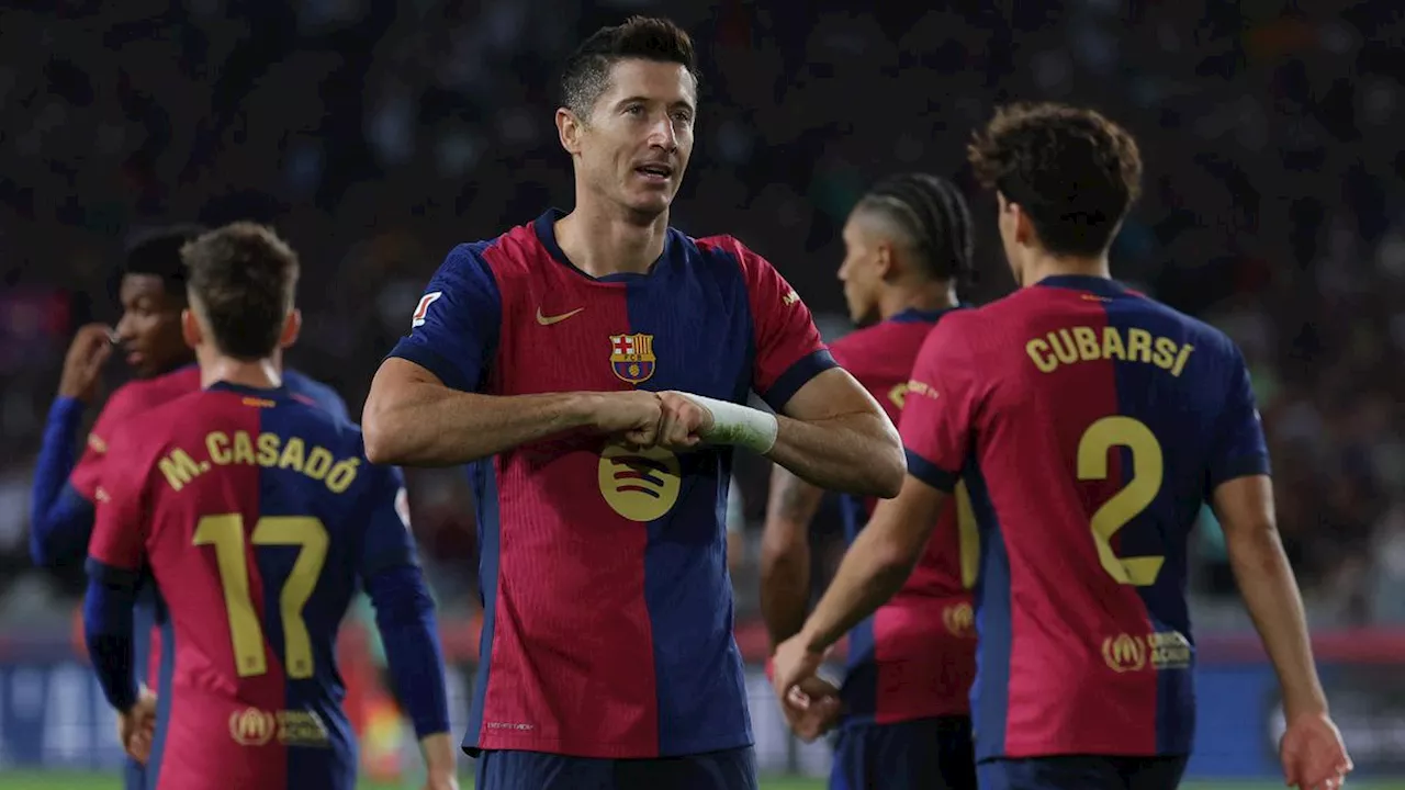 Jadi Pahlawan Barcelona, Robert Lewandowski Ukir Rekor Baru LaLiga