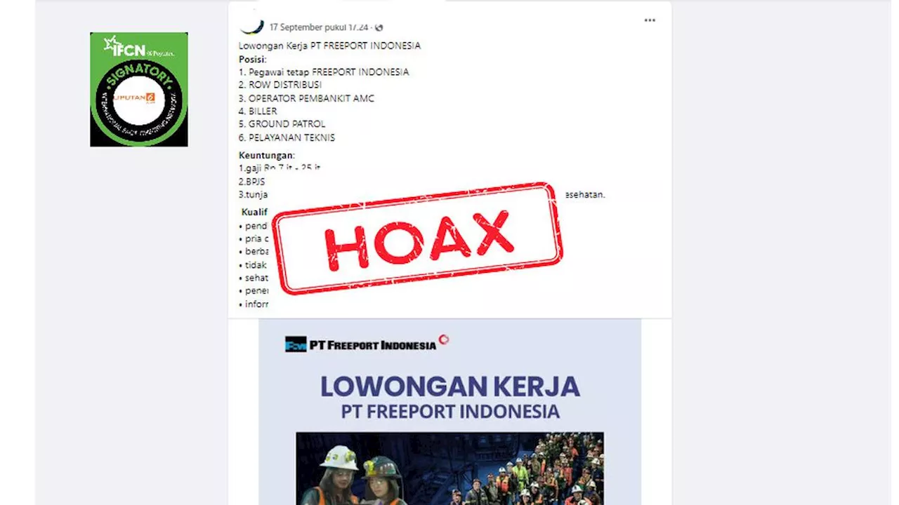 Waspada Hoaks Lowongan Kerja, Ini Daftar yang Baru Beredar