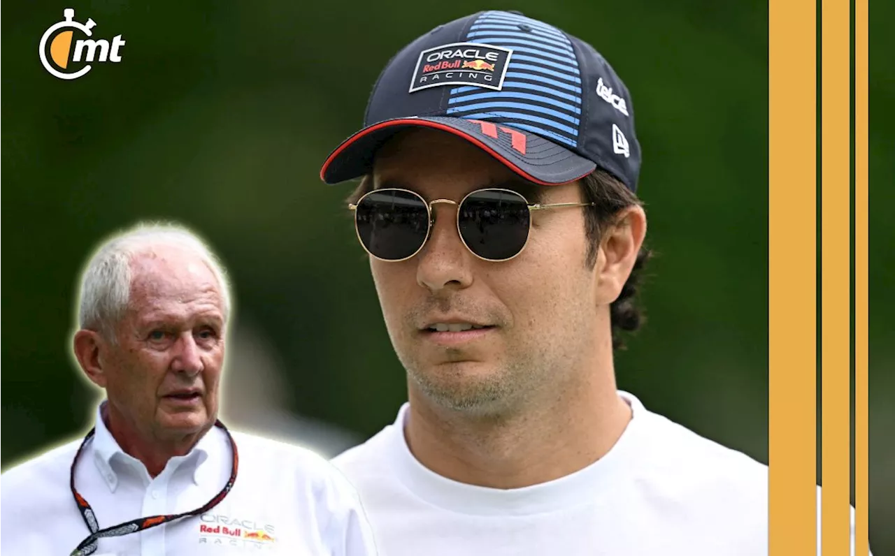 Helmut Marko habla del supuesto RETIRO de Checo Pérez, pero el mexicano lo desmiente