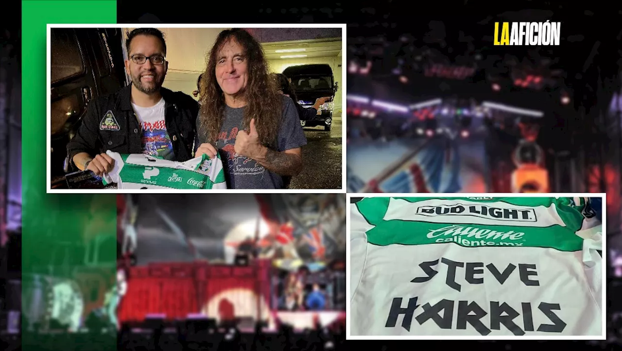 Steve Harris de Iron Maiden recibe playera de Santos Laguna; En Tokio