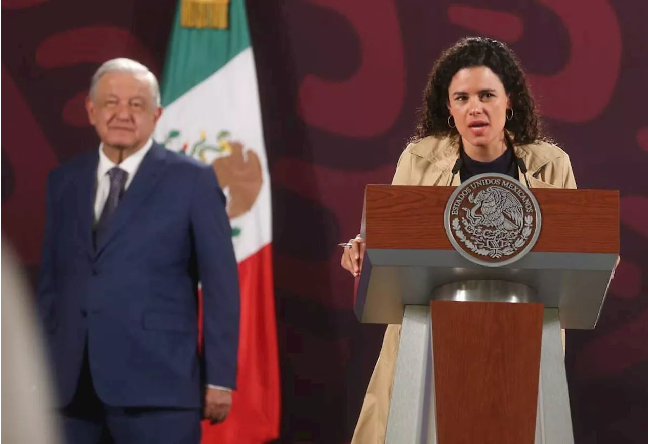 TEPJF descarta ilícitos de Luisa María Alcalde y AMLO por proyectar distribución del Congreso